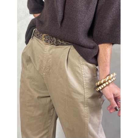 Pantalon chino à pinces