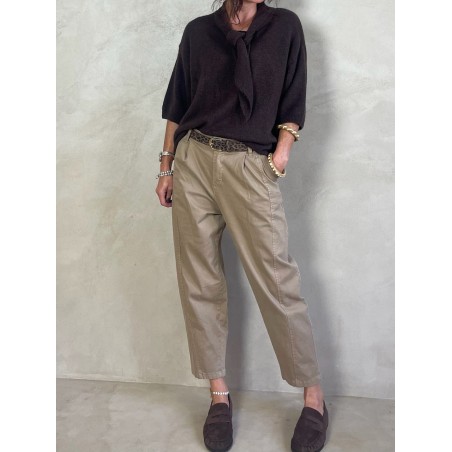 Pantalon chino à pinces