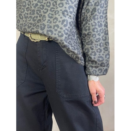 Pantalon ballon nid d'abeille