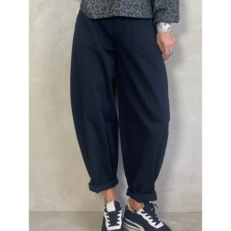 Pantalon ballon nid d'abeille