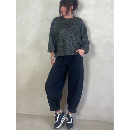 Pantalon ballon nid d'abeille