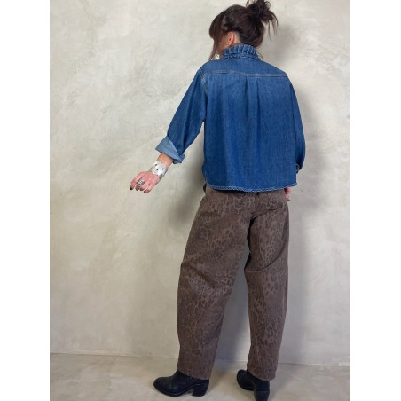 Chemise souple en jean