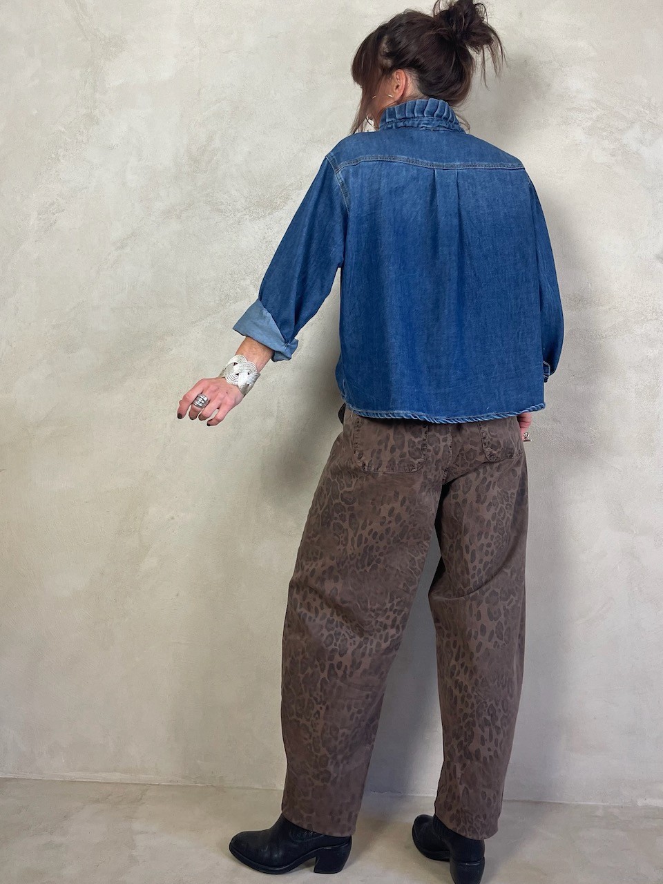 Chemise souple en jean