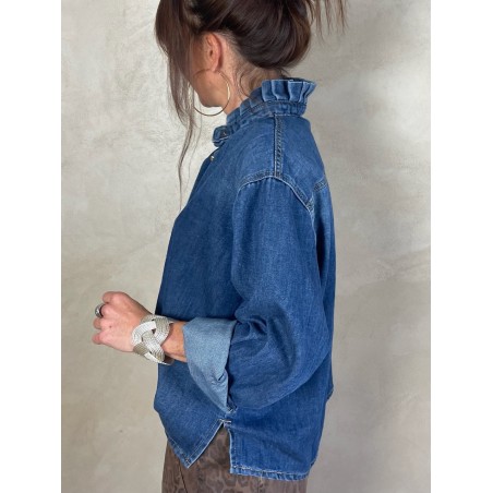 Chemise souple en jean