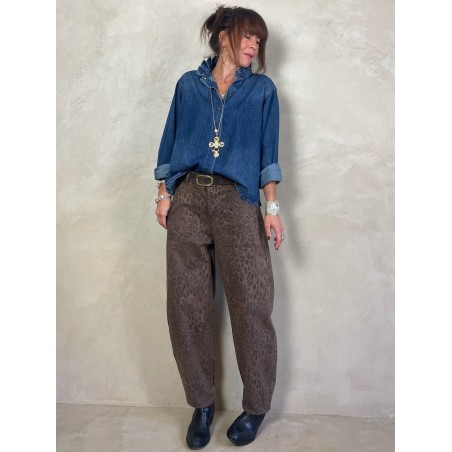 Chemise souple en jean