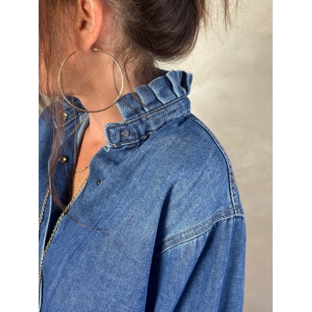 Chemise souple en jean