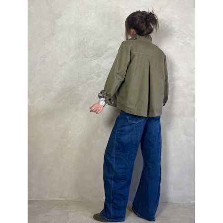 Trench col volant