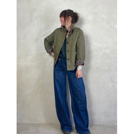Trench col volant