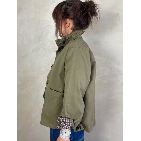 Trench col volant