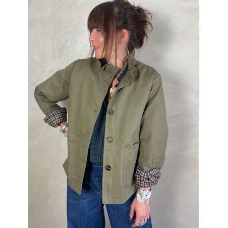 Trench col volant