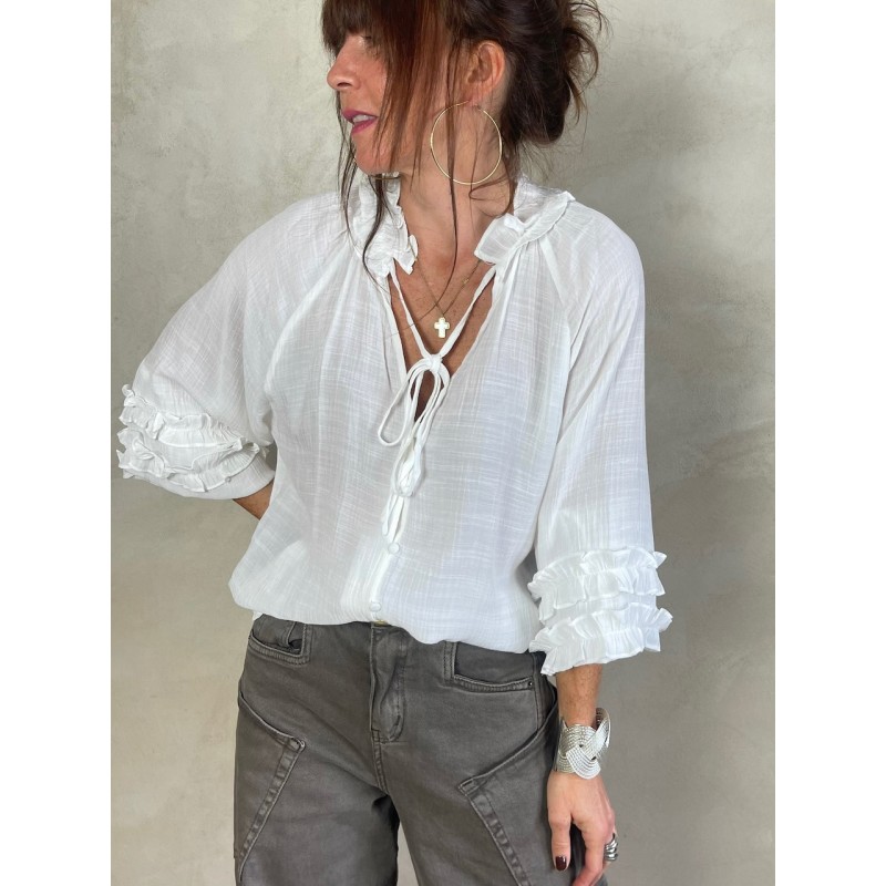 Blouse blanche