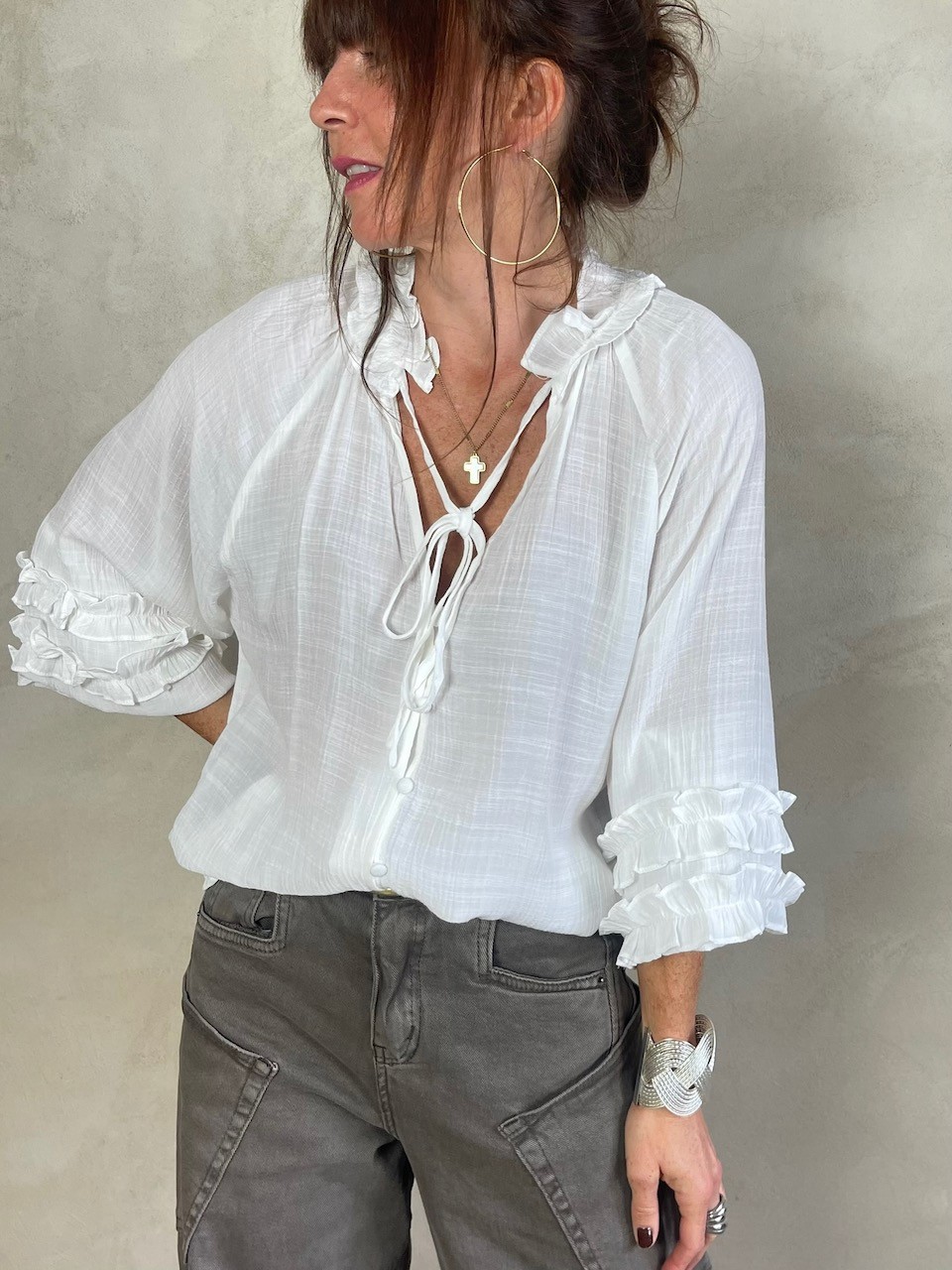 Blouse blanche
