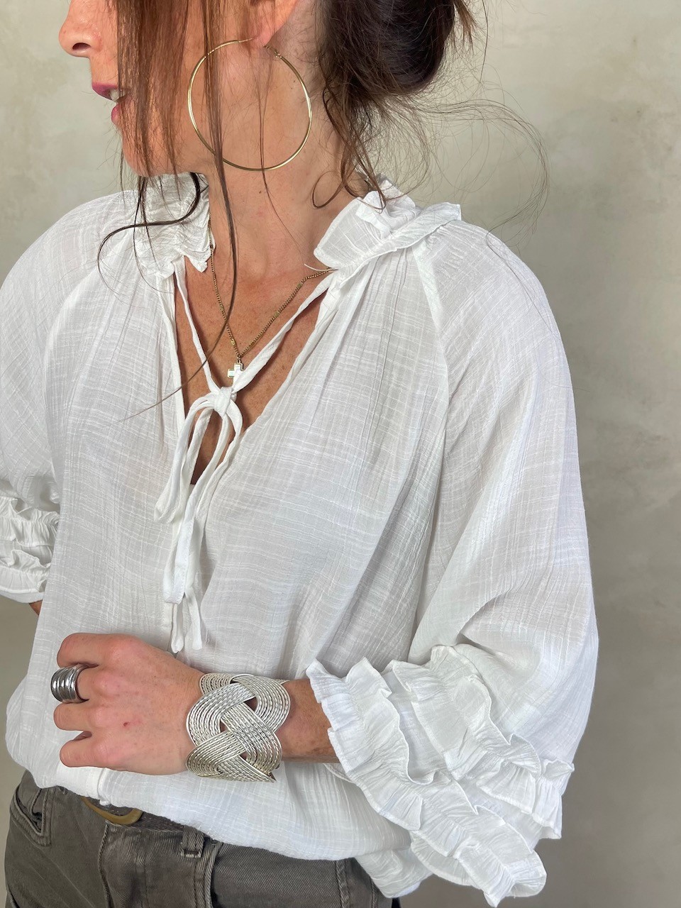 Blouse blanche