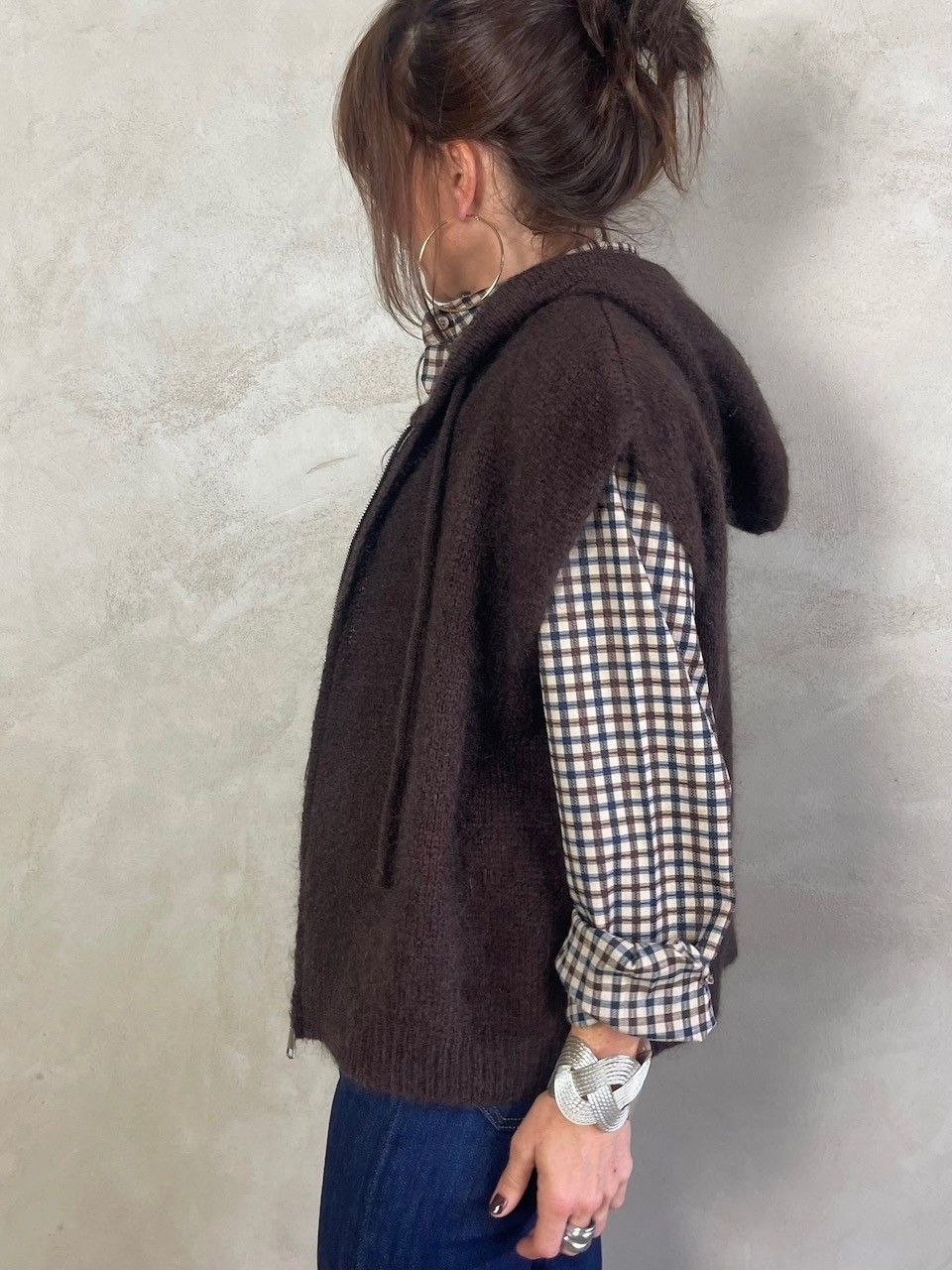 Gilet Mohair sans manches...