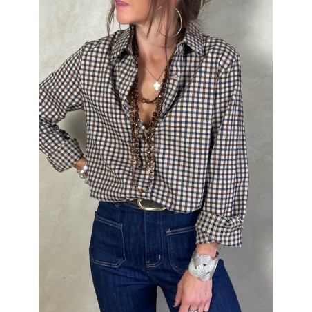 Chemise petits carreaux