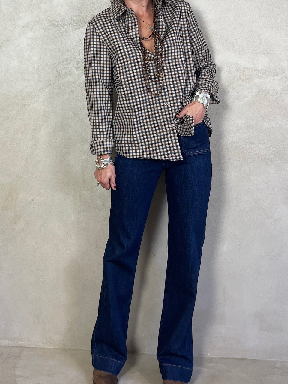 Chemise petits carreaux