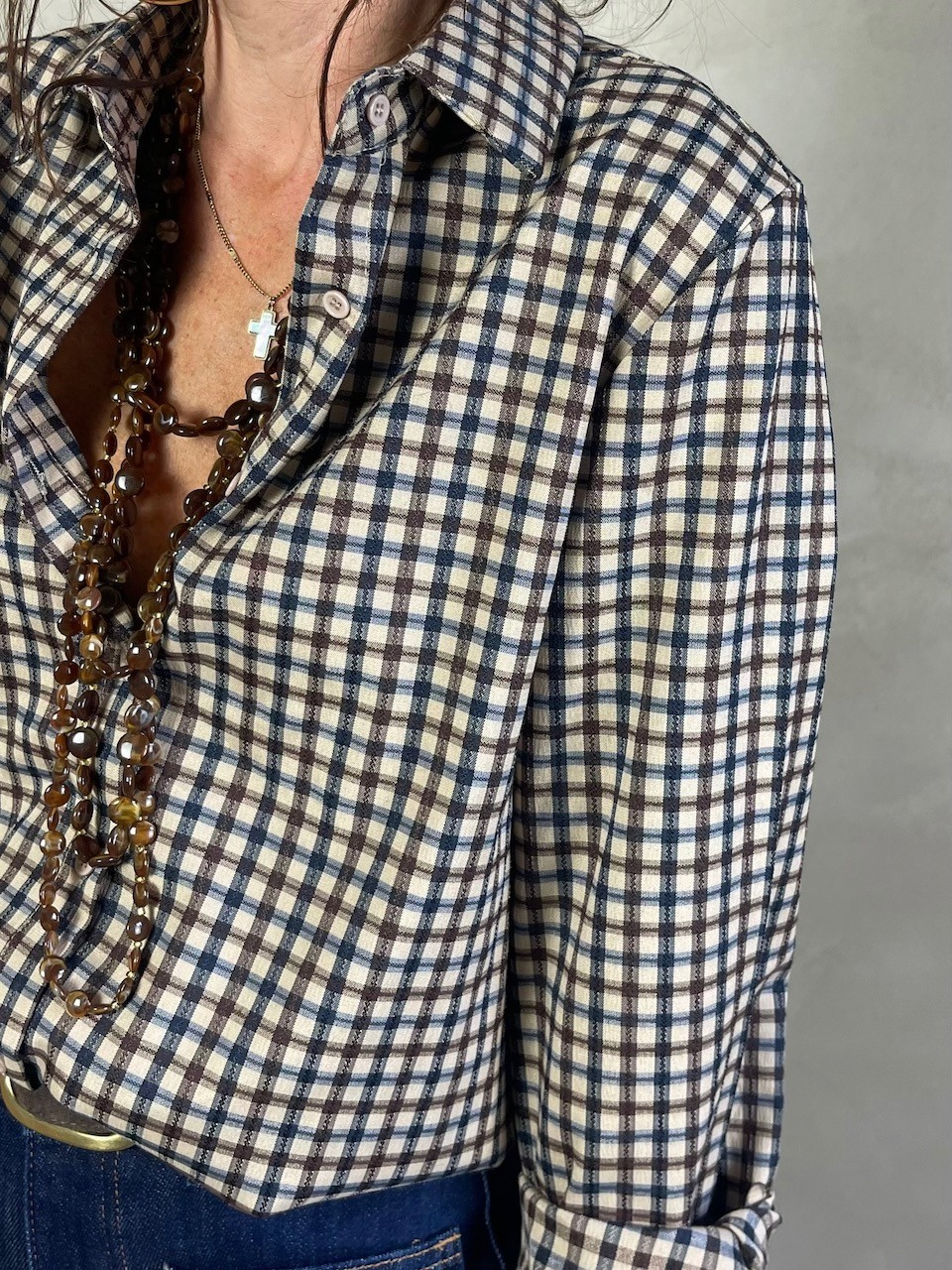 Chemise petits carreaux