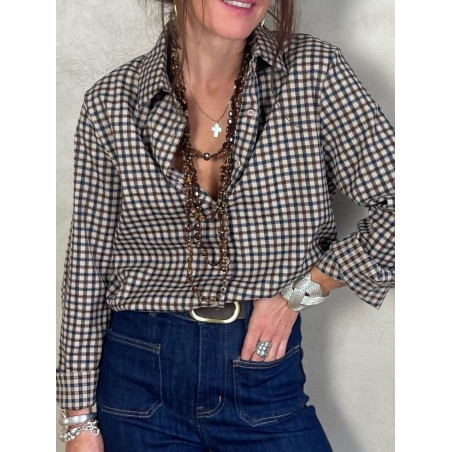 Chemise petits carreaux