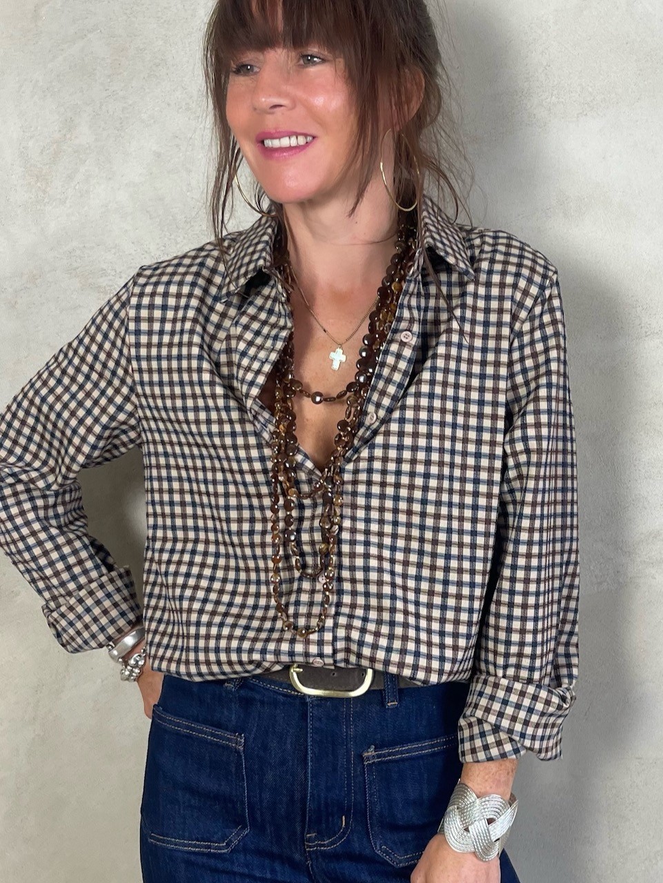 Chemise petits carreaux