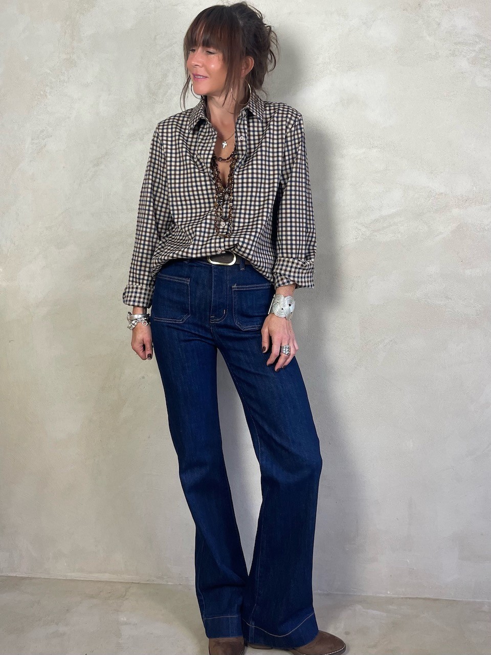 Chemise petits carreaux
