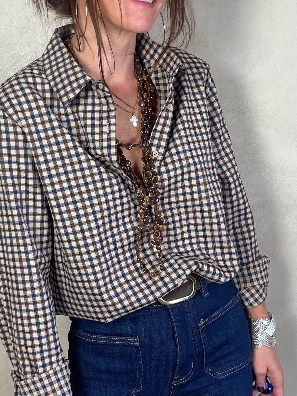 Chemise petits carreaux