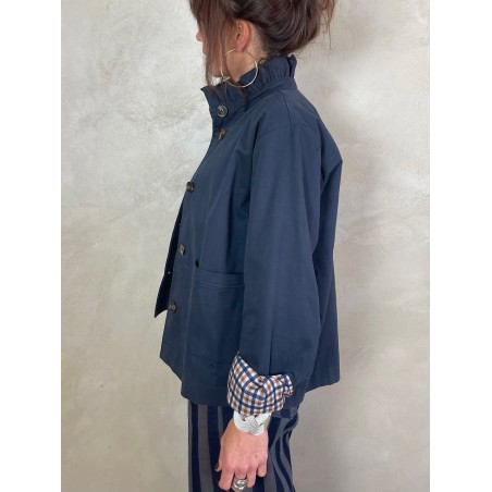 Trench col volant
