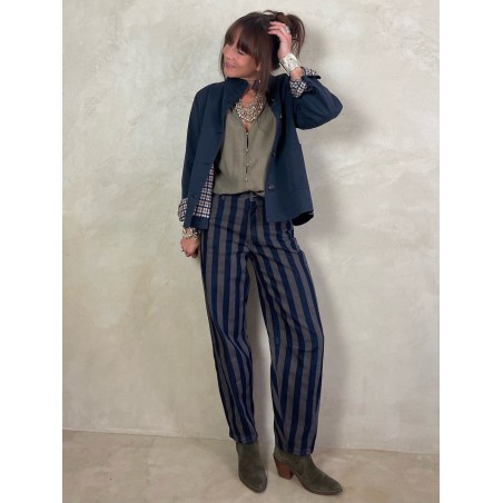 Trench col volant
