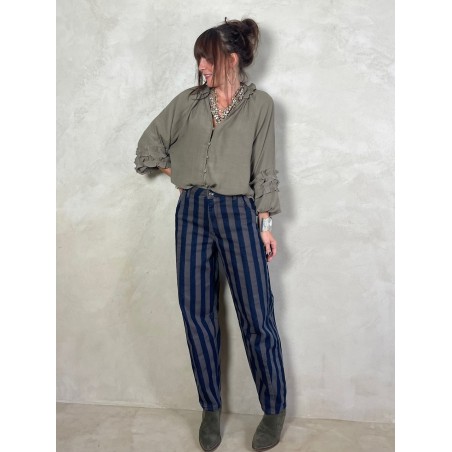 Blouse Kaki-taupe