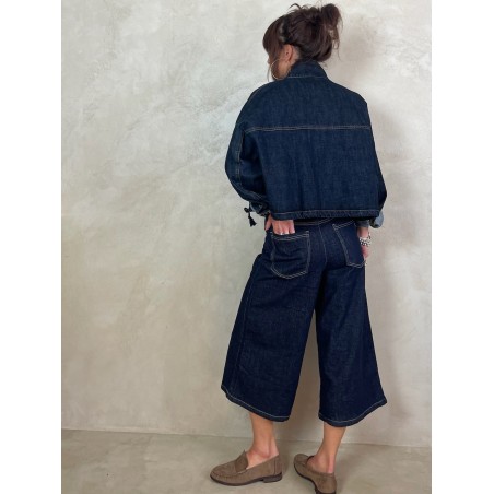 Veste en jean brut