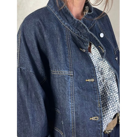 Veste en jean brut