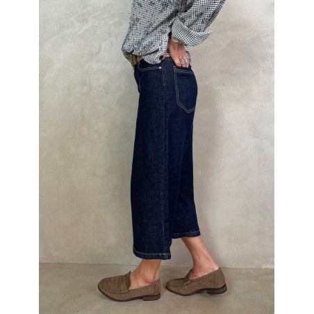 Bermuda en jean brut