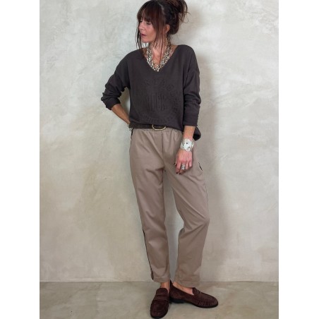Pull Vintage choco