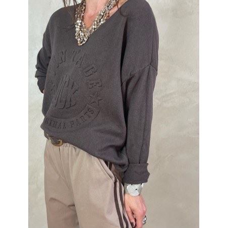 Pull Vintage choco