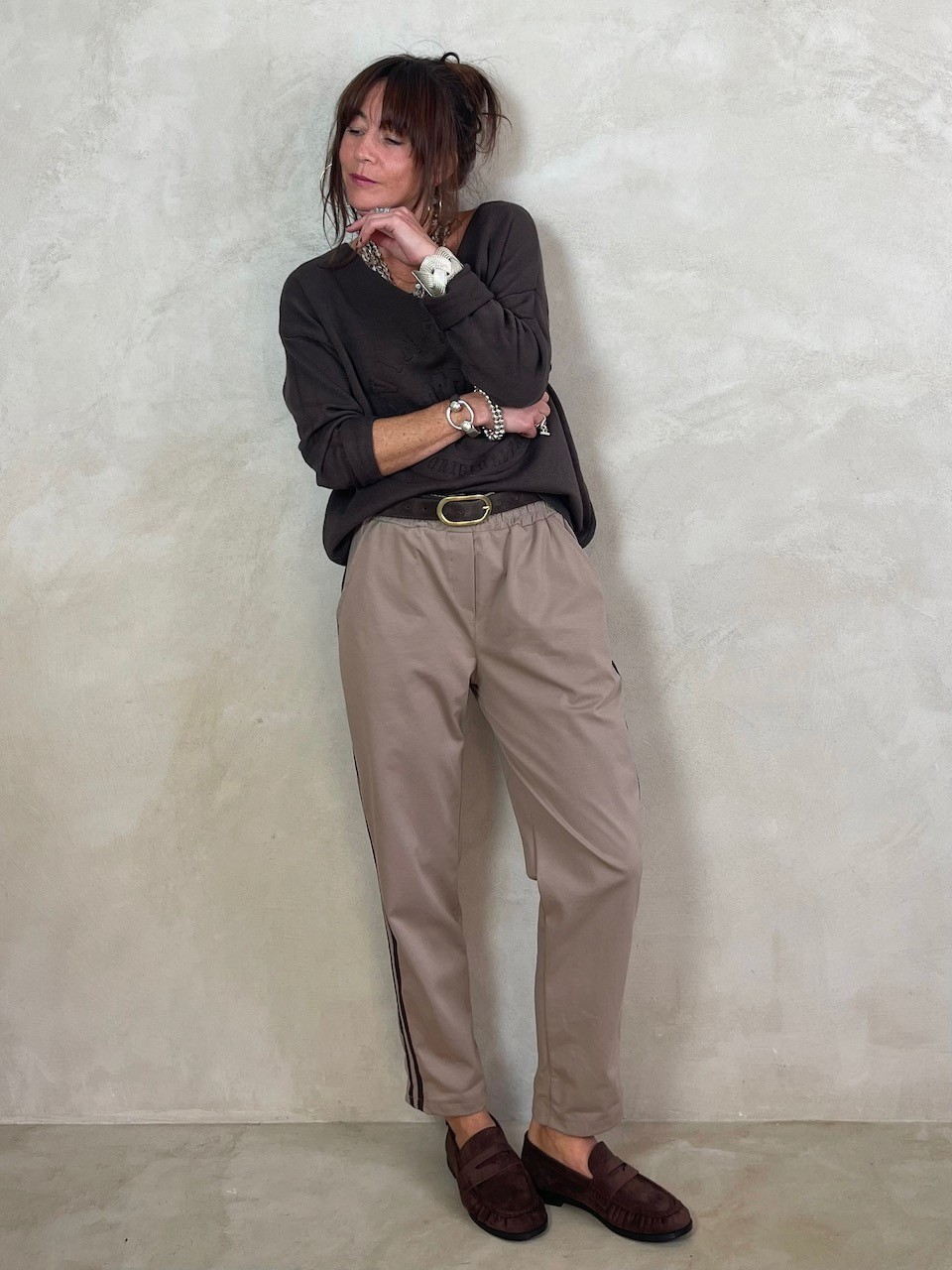 Pull Vintage choco