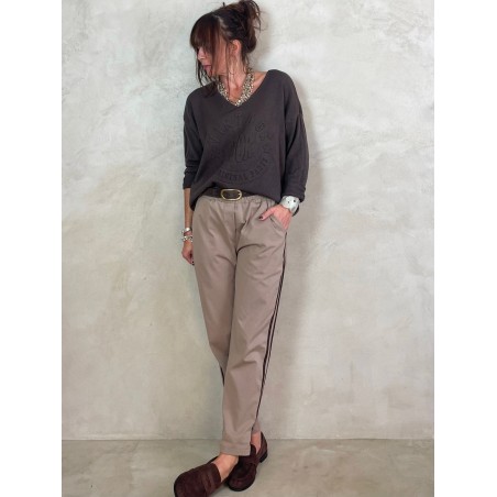 Pull Vintage choco