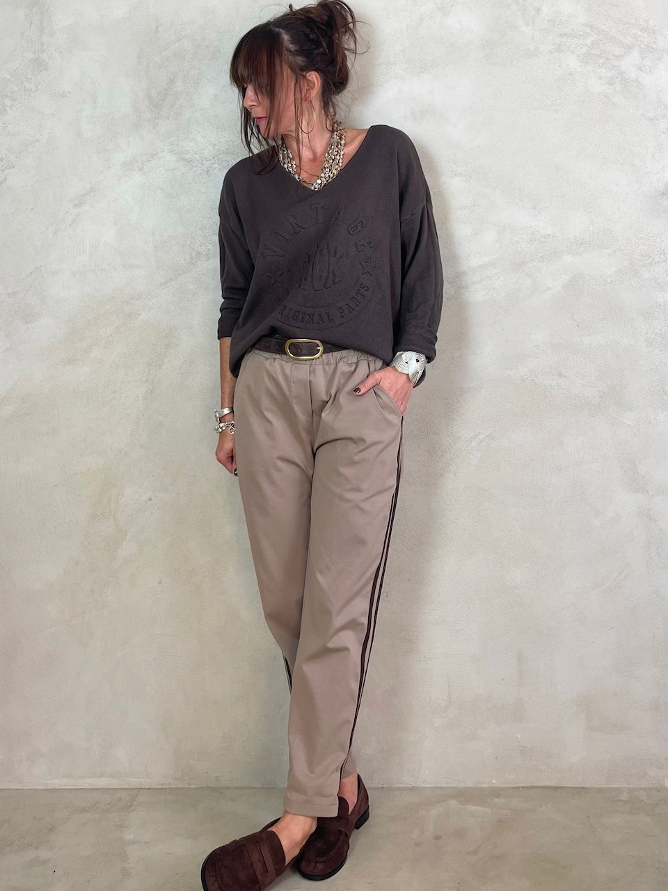 Pull Vintage choco
