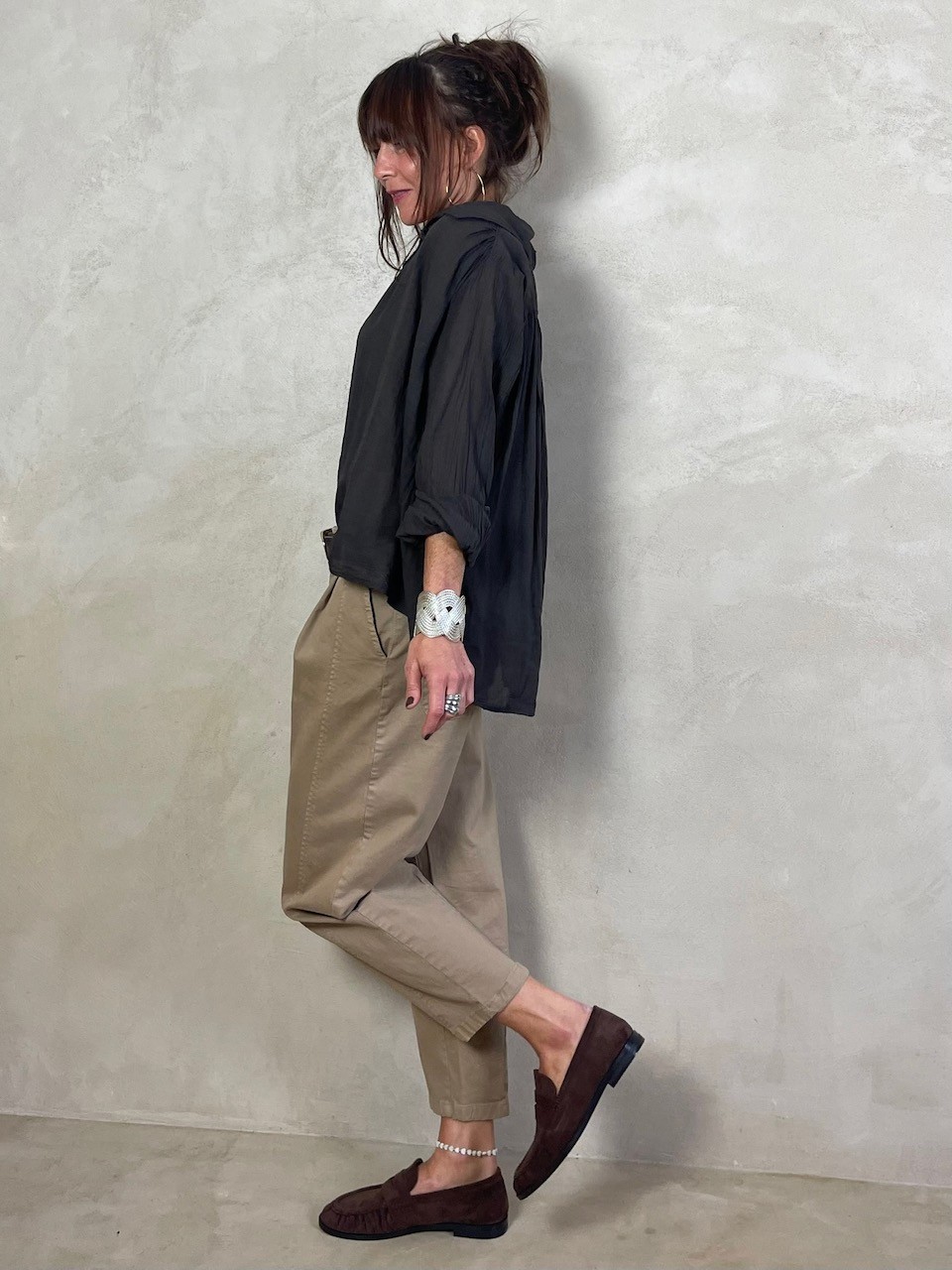 Blouse en voile de coton