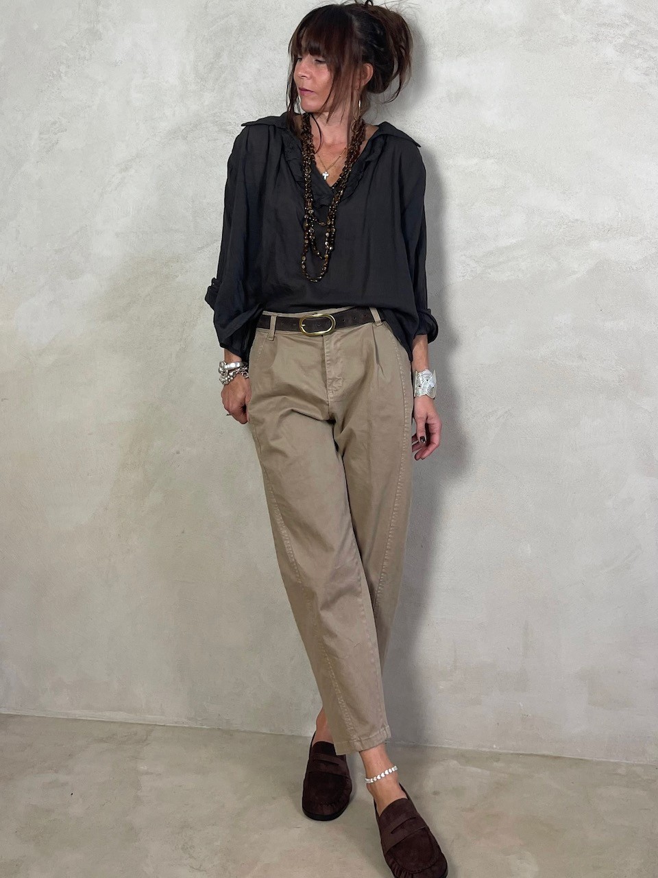 Blouse en voile de coton