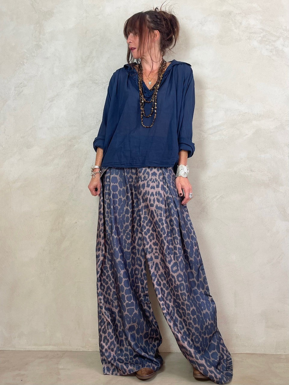 Pantalon fluide léo