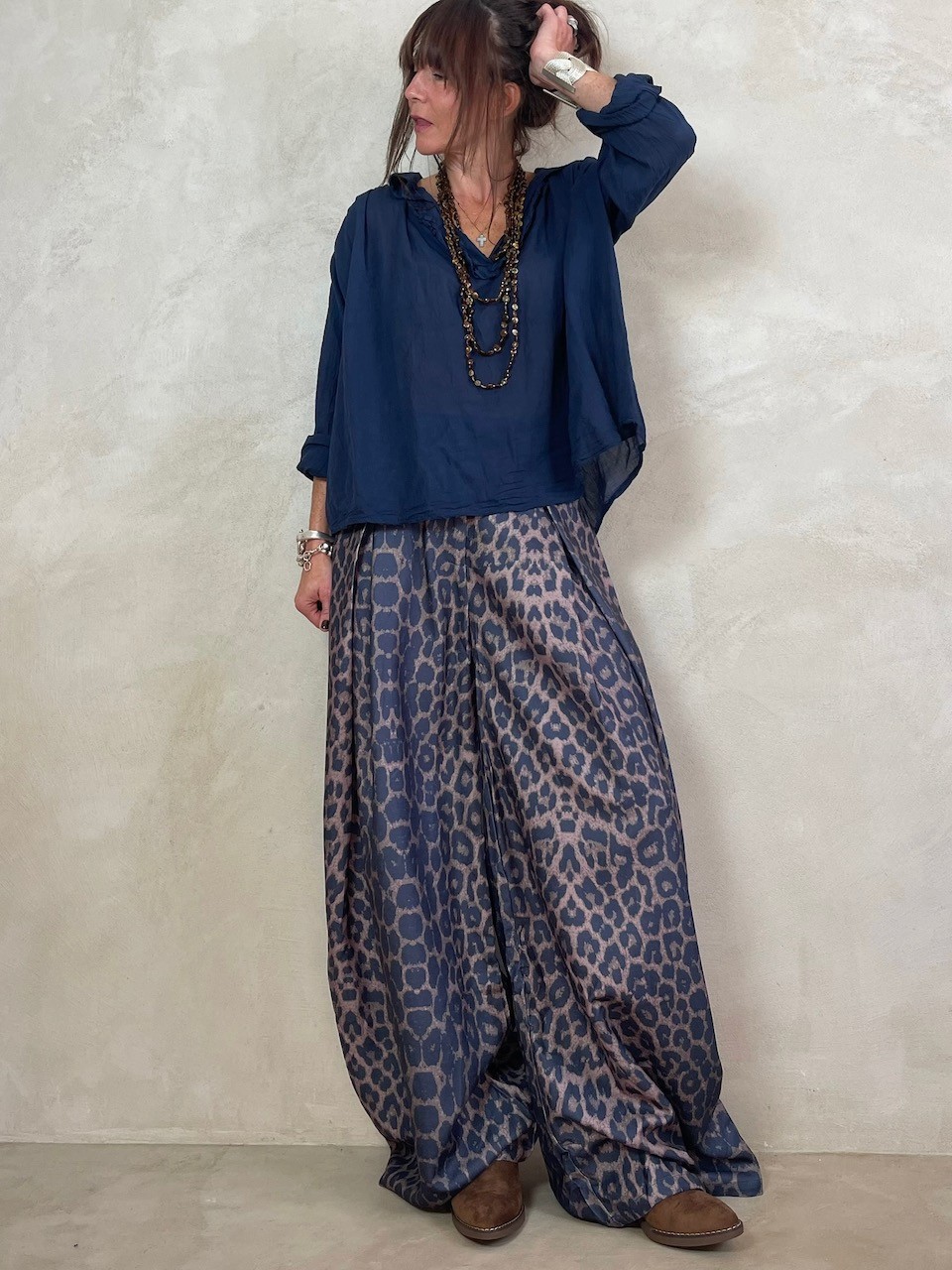 Blouse en voile de coton
