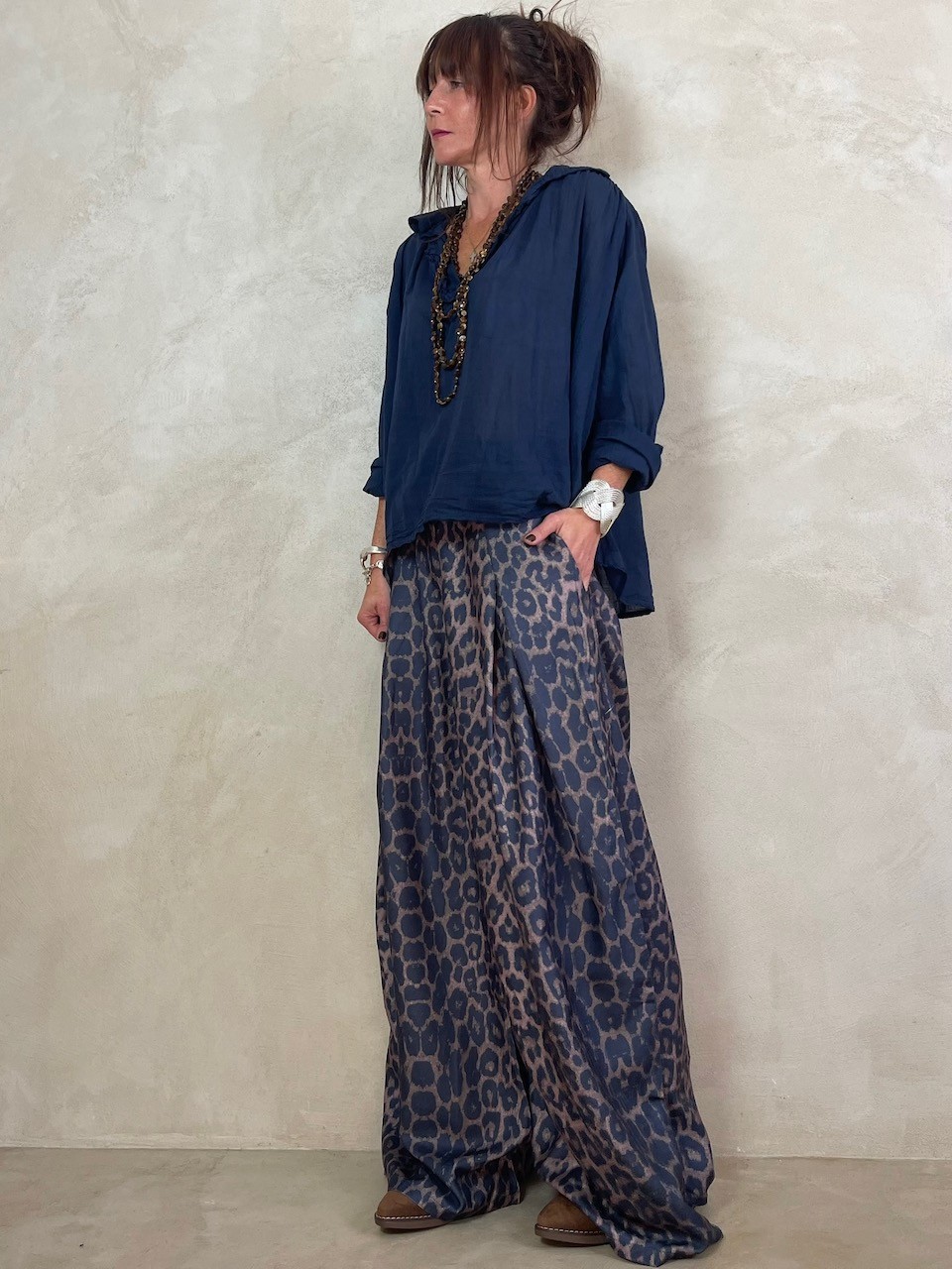 Blouse en voile de coton