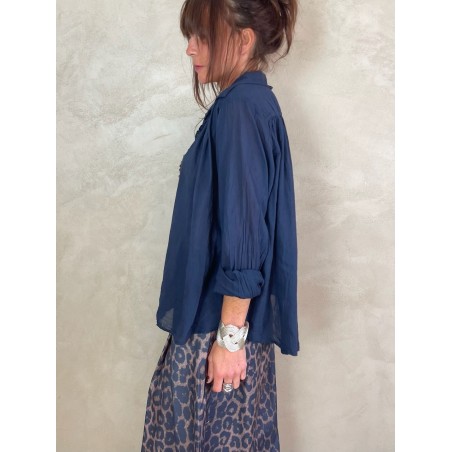 Blouse en voile de coton