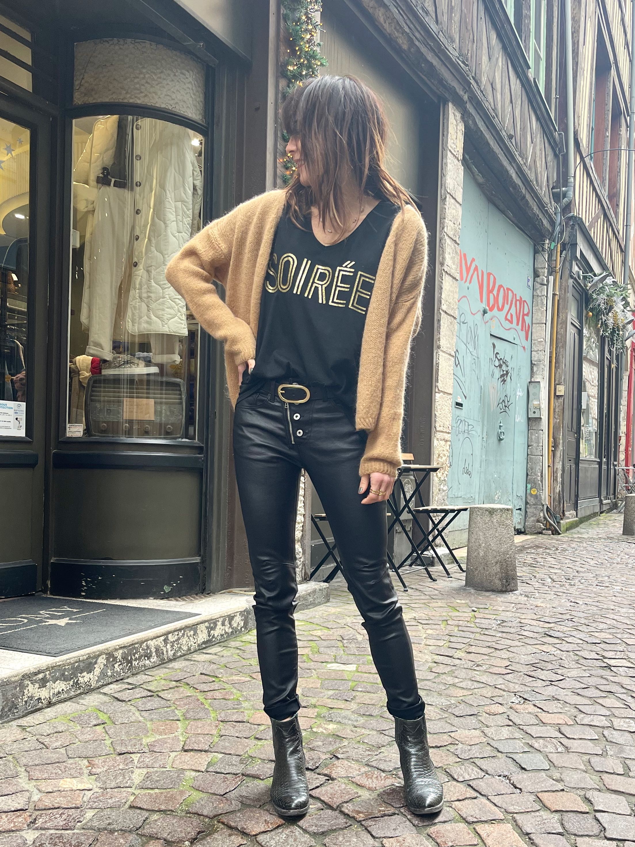 Top coton SOIREE or