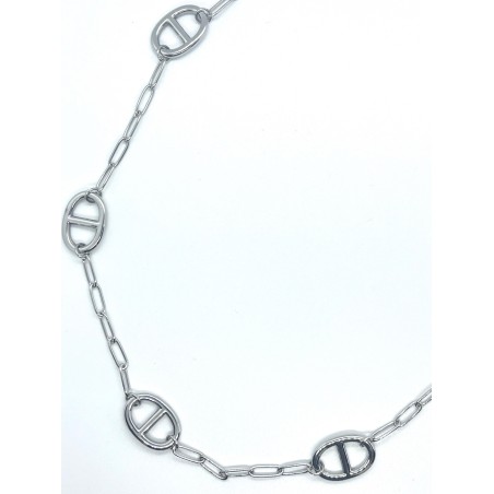 Collier maillons argent
