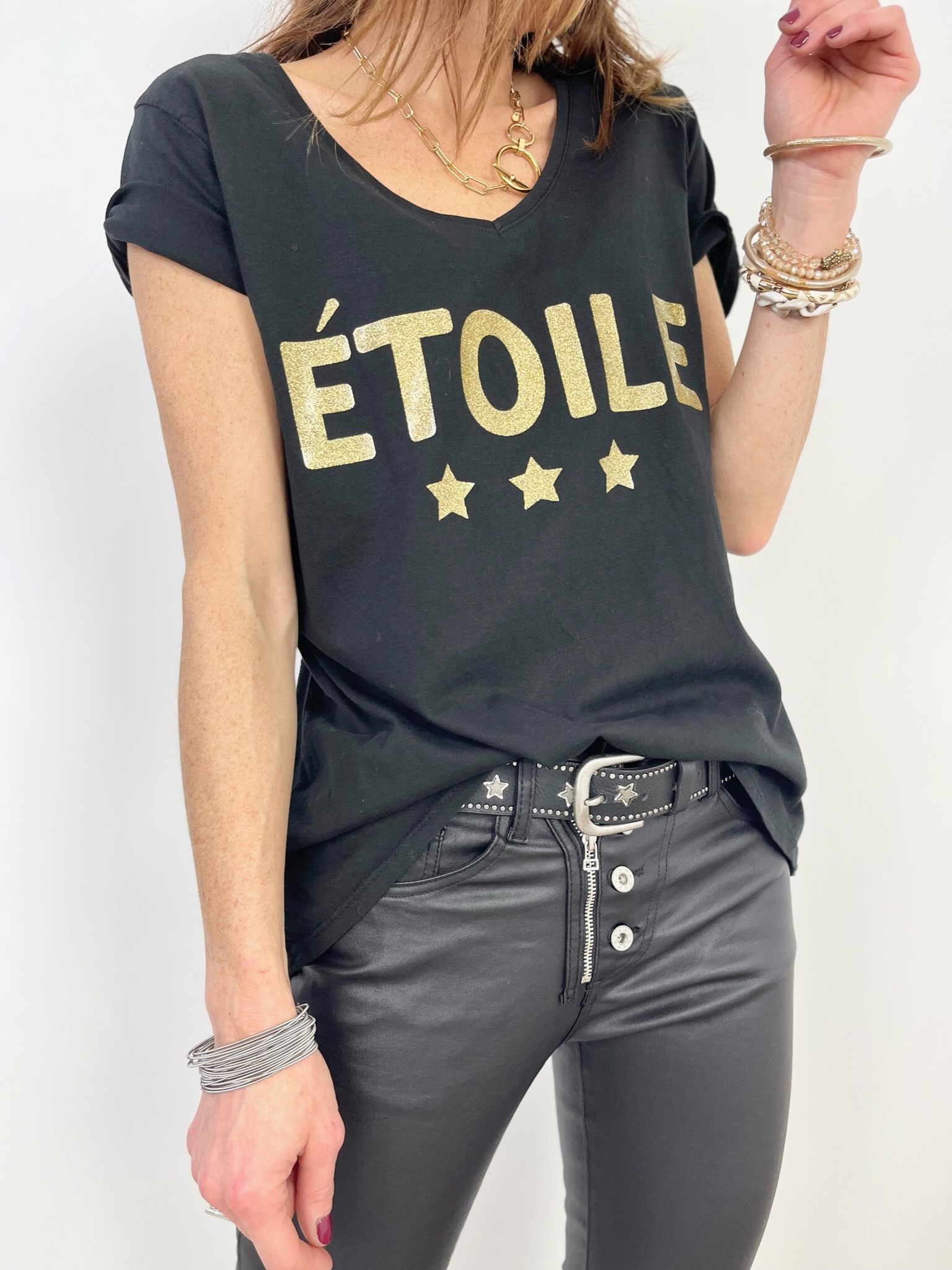 Top coton ETOILE or