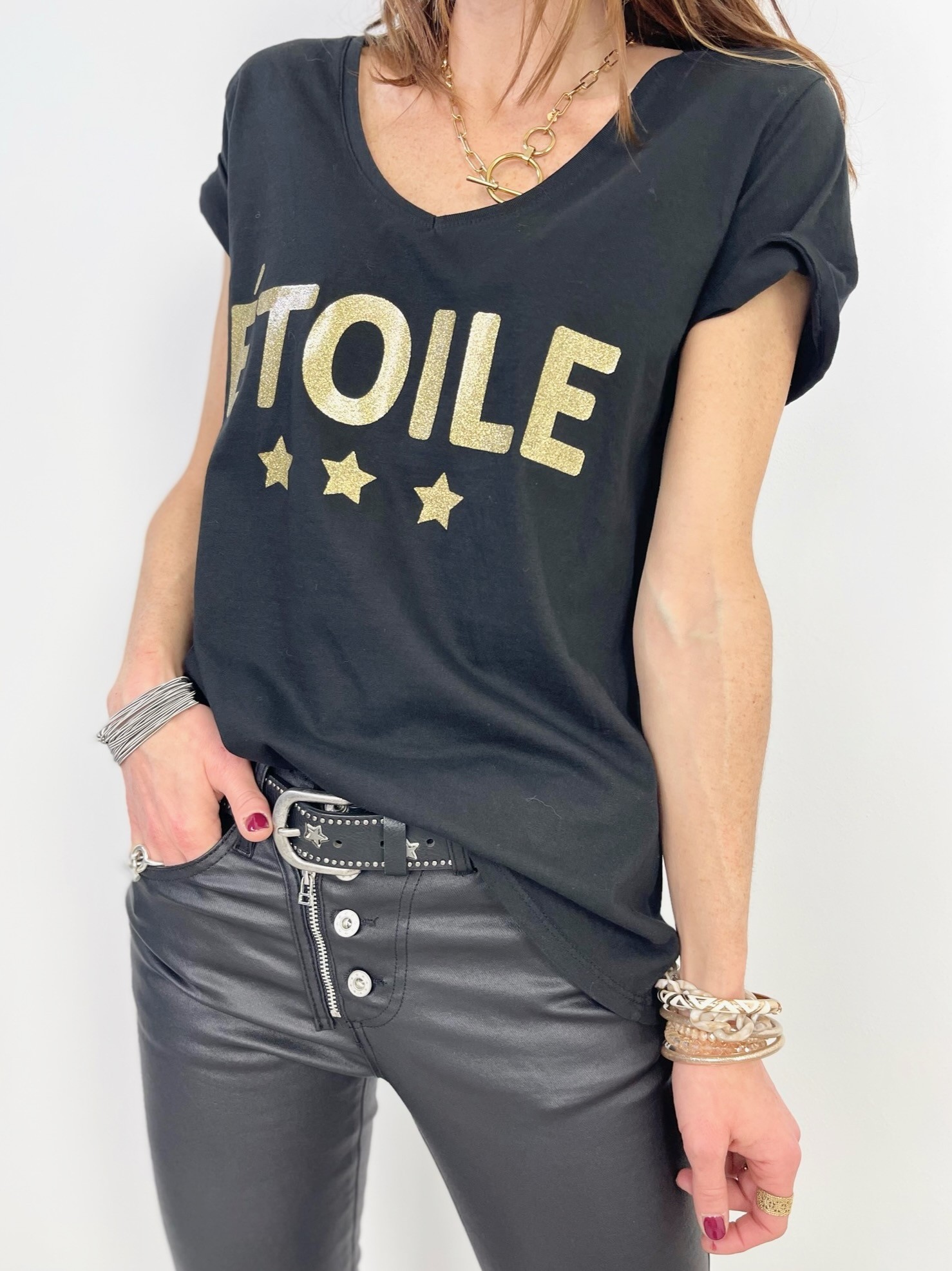 Top coton ETOILE or