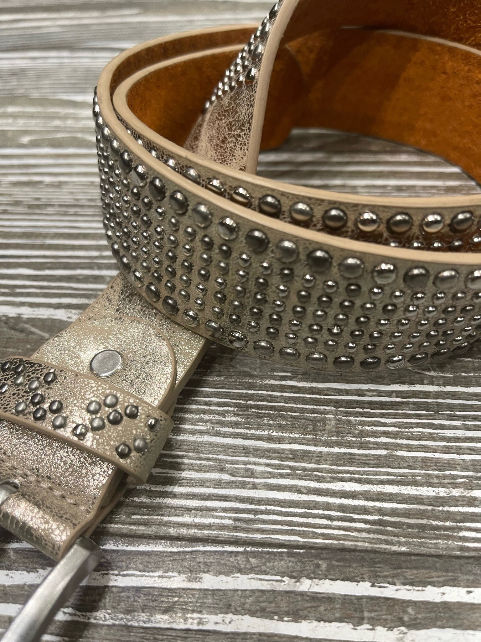 Ceinture clous gold