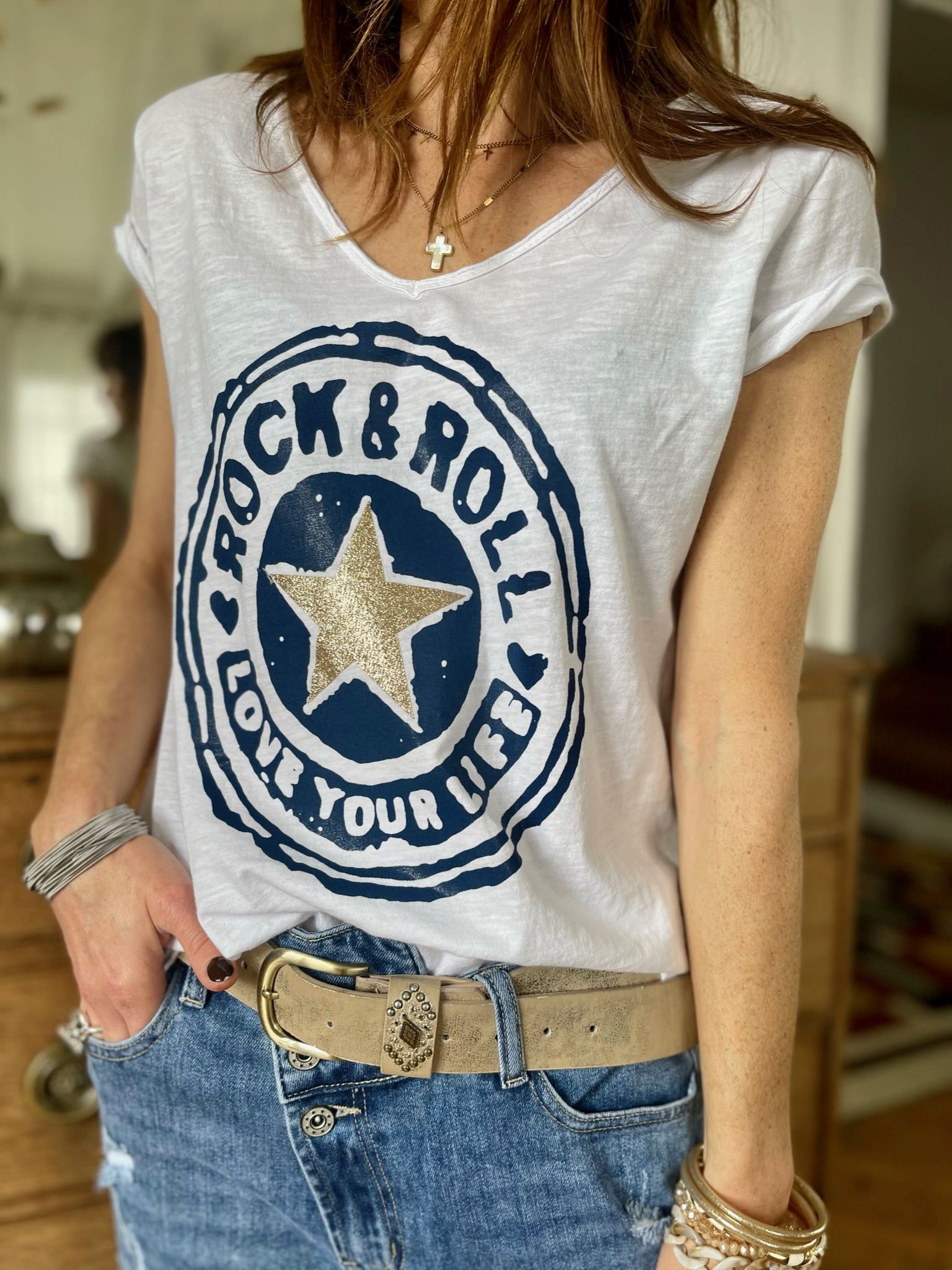 Top étoile Rock&Roll Marine