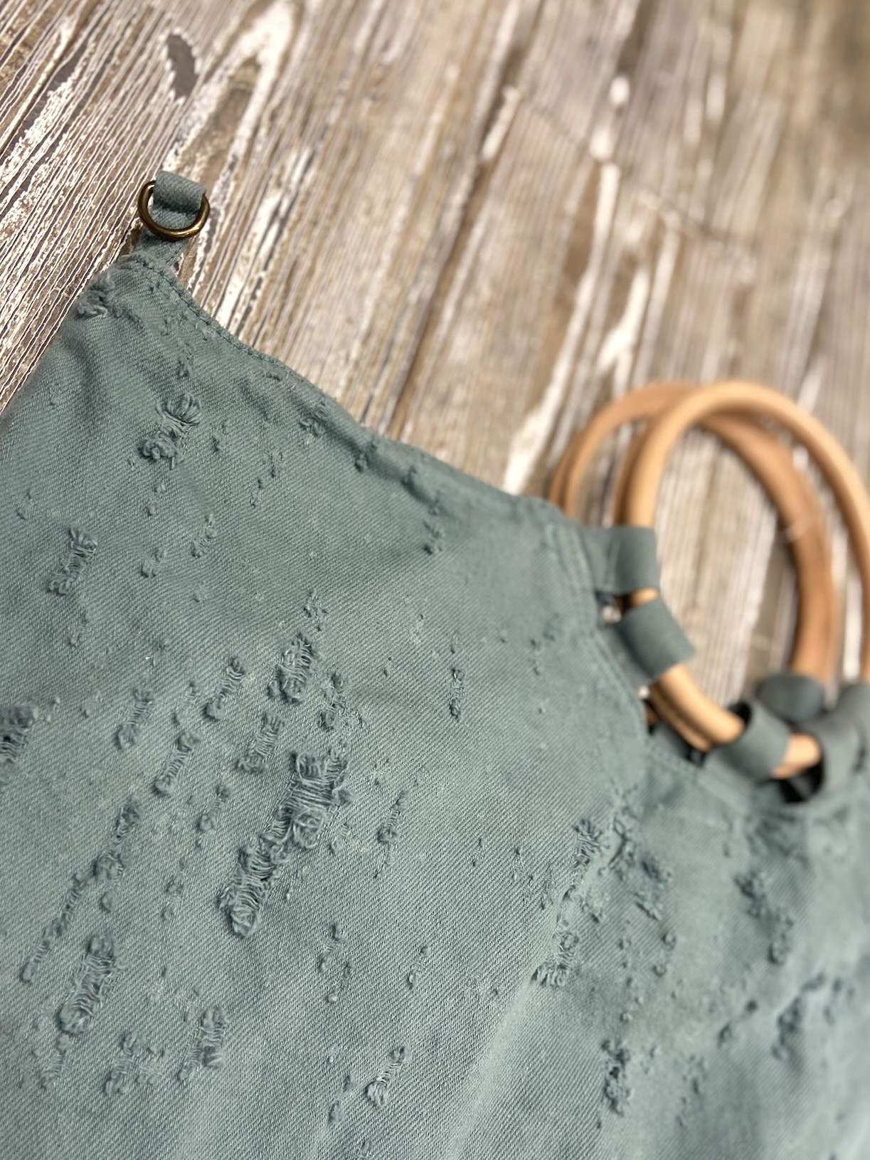 Sac cabas vert d'eau