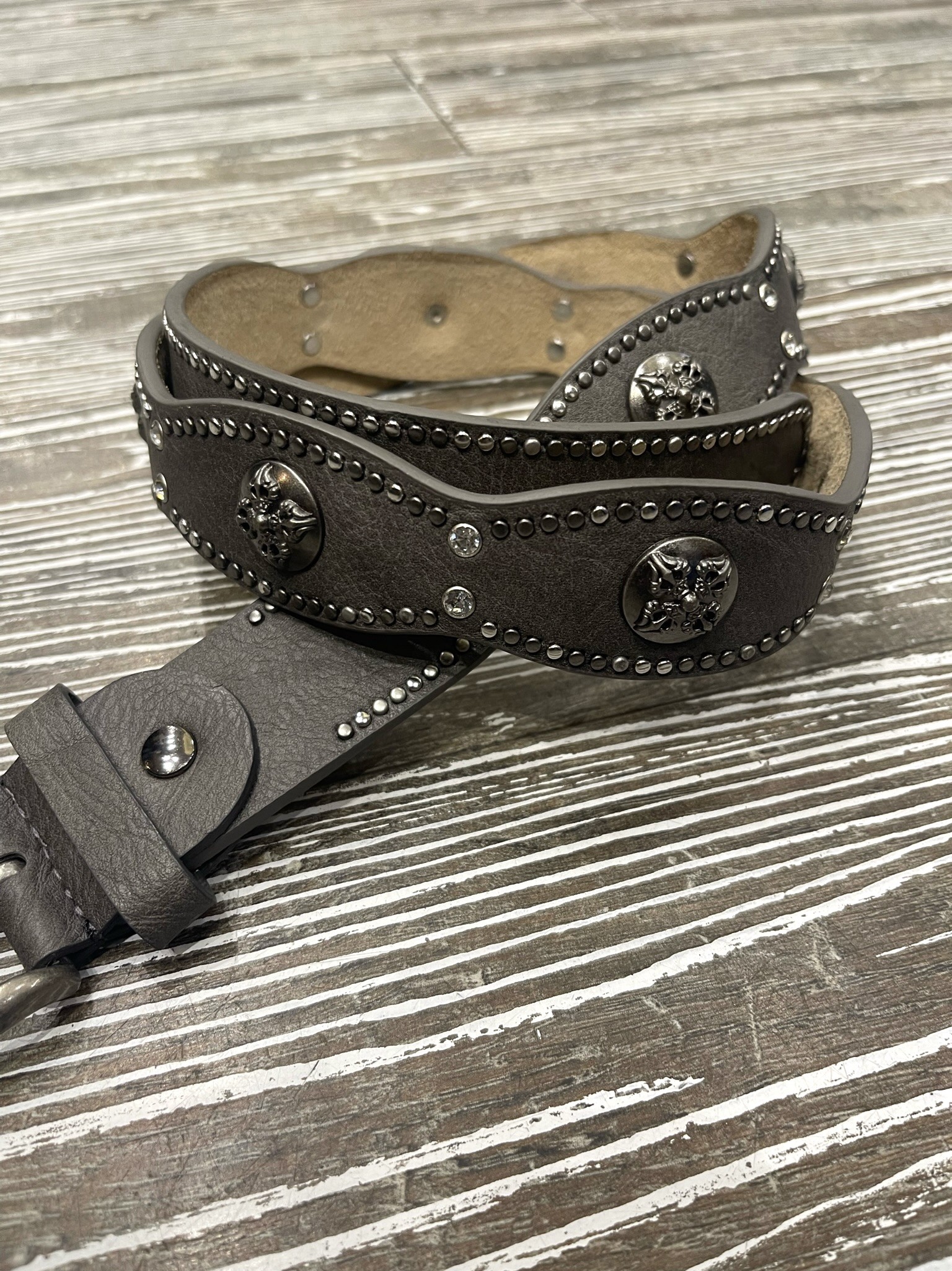 Ceinture clous kaki